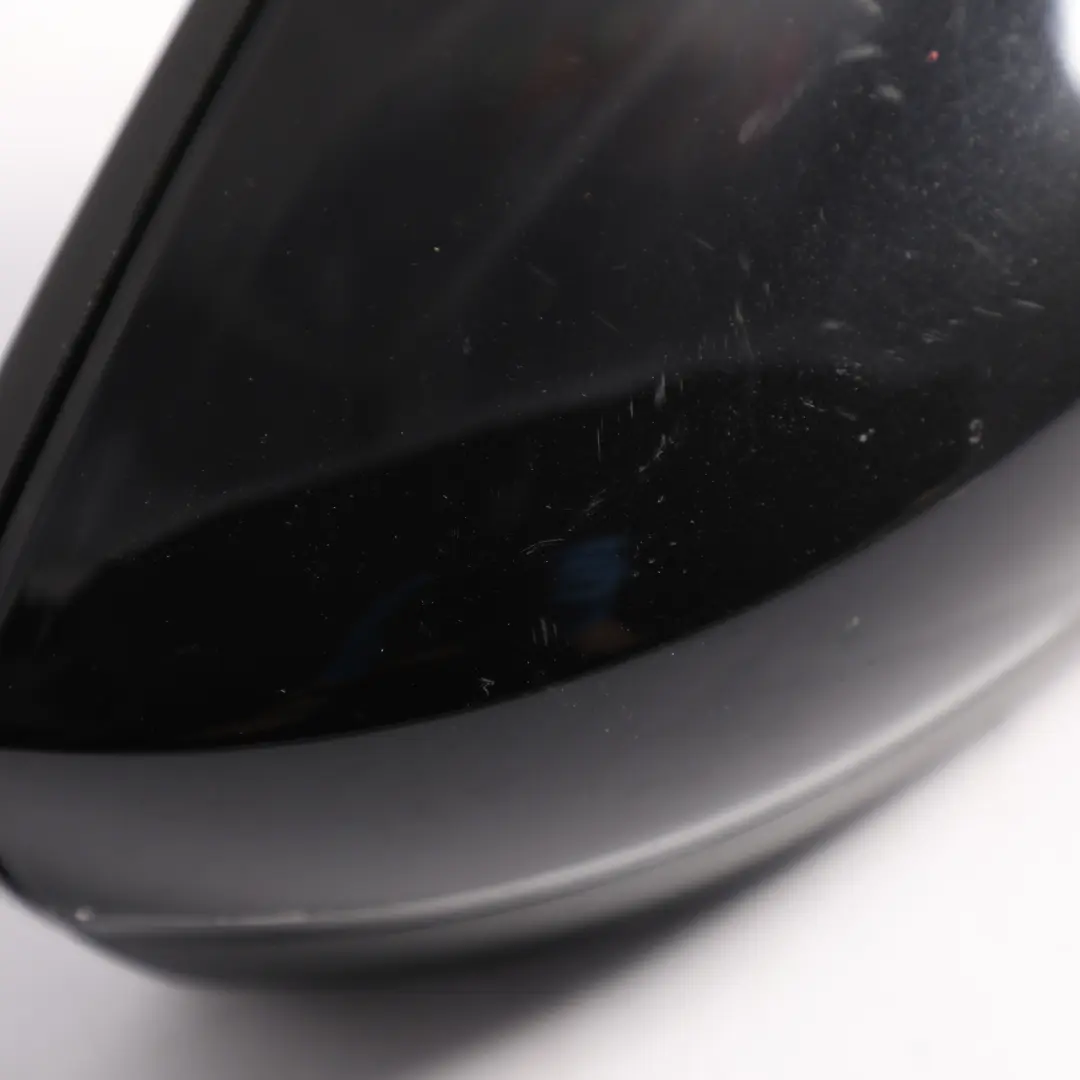 Volkswagen Polo Mk5 6C Door Wing Mirror Right O/S Deep Black - C9X - SKU RHD-6C2857508B-DBL - Part number 6C2857508B
