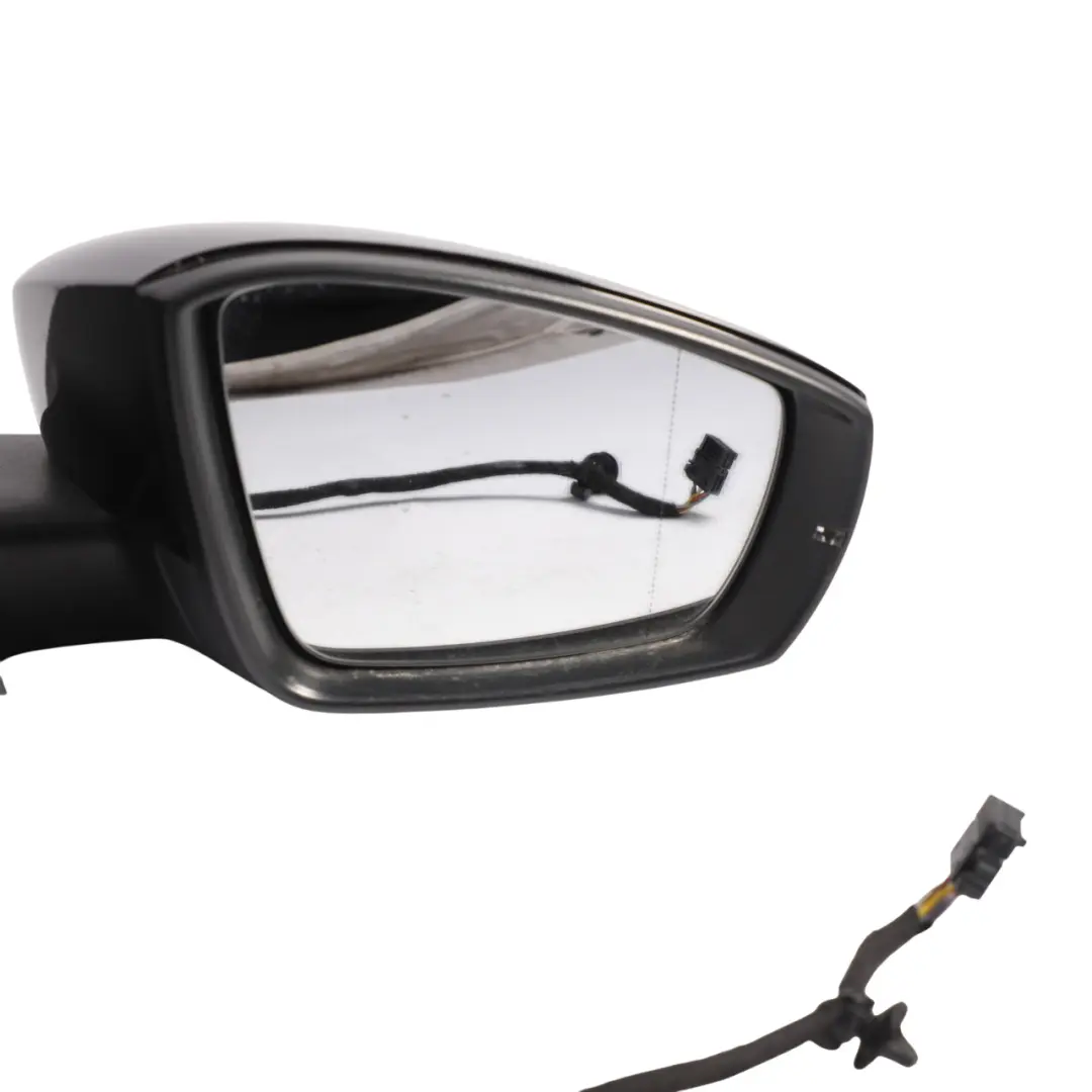 Mk5 6C Door Wing Mirror Right O/S Deep Black - C9X to Volkswagen Polo with Part number 6C2857508B Volkswagen Polo Mk5 6C Door Wing Mirror Right O/S Deep Black - C9X - SKU RHD-6C2857508B-DBL - Part number 6C2857508B