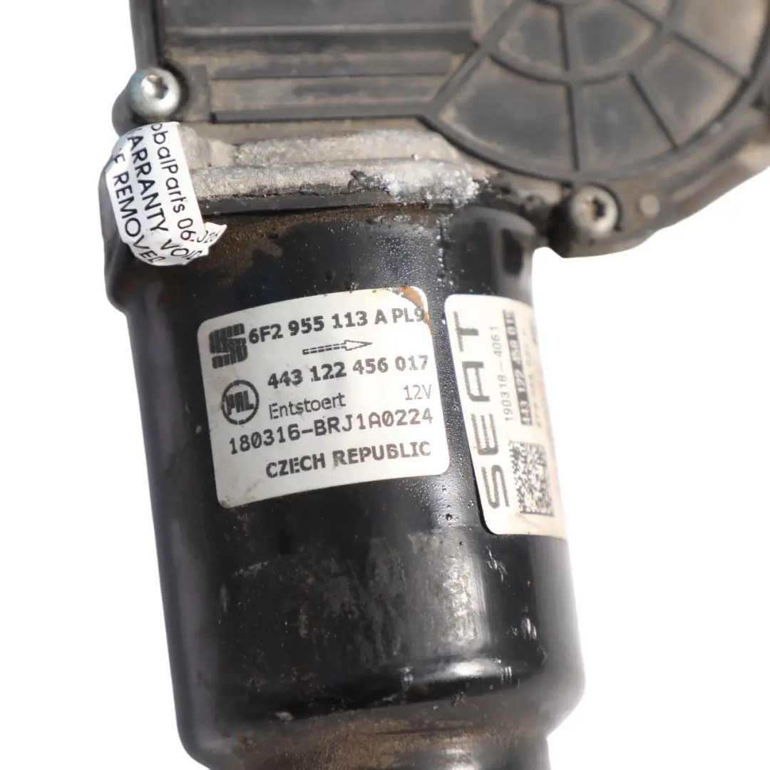 Seat Ibiza Mk5 Windscreen Window Wiper Motor System Unit - SKU RHD-6F2955023F - Part number 6F2955023F