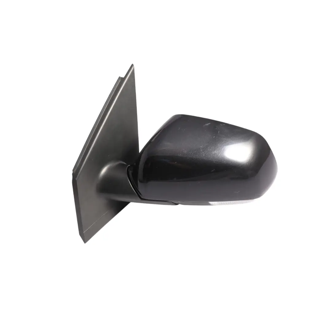 Volkswagen Polo 9N Mk4 Door Mirror Heated Electric Black Left N/S - SKU RHD-6Q2857507T-BLK - Part number 6Q2857507T