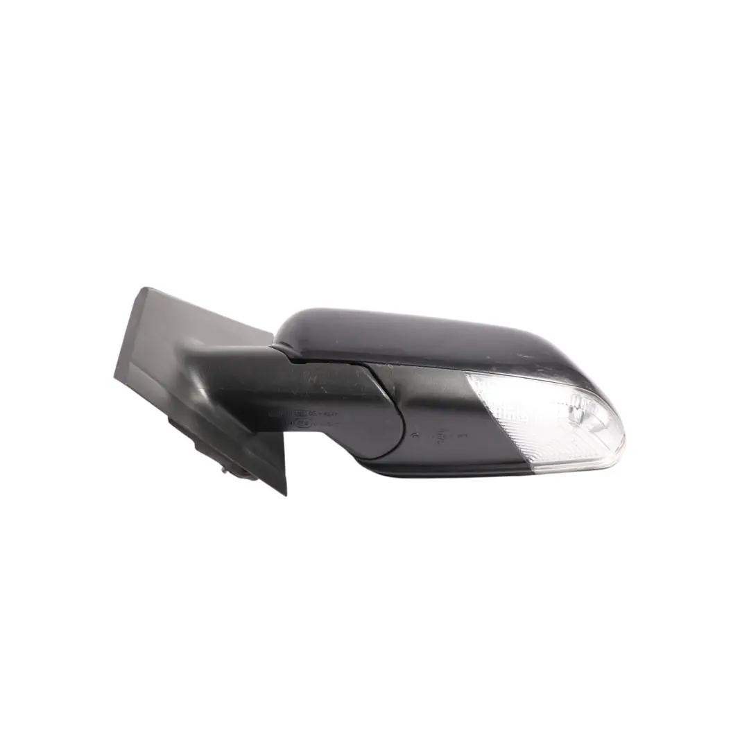 Volkswagen Polo 9N Mk4 Door Mirror Heated Electric Black Left N/S - SKU RHD-6Q2857507T-BLK - Part number 6Q2857507T