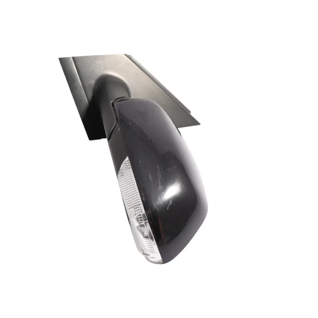 Volkswagen Polo 9N Mk4 Door Mirror Heated Electric Black Left N/S - SKU RHD-6Q2857507T-BLK - Part number 6Q2857507T