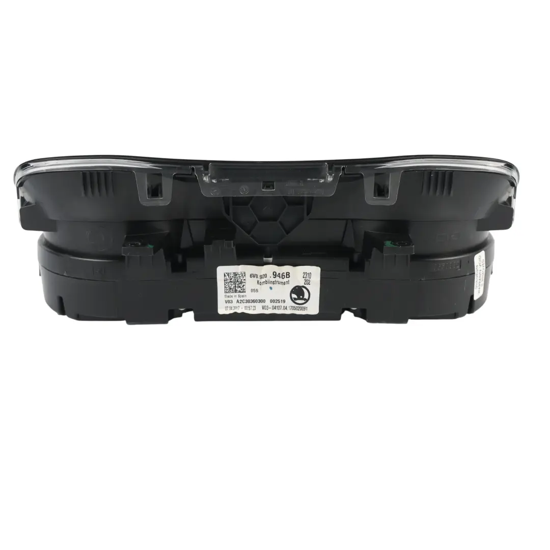 Skoda Fabia Mk3 Speedometer Instrument Cluster 1.2 TSI Petrol Manual - SKU RHD-6V0920946B - Part number 6V0920946B