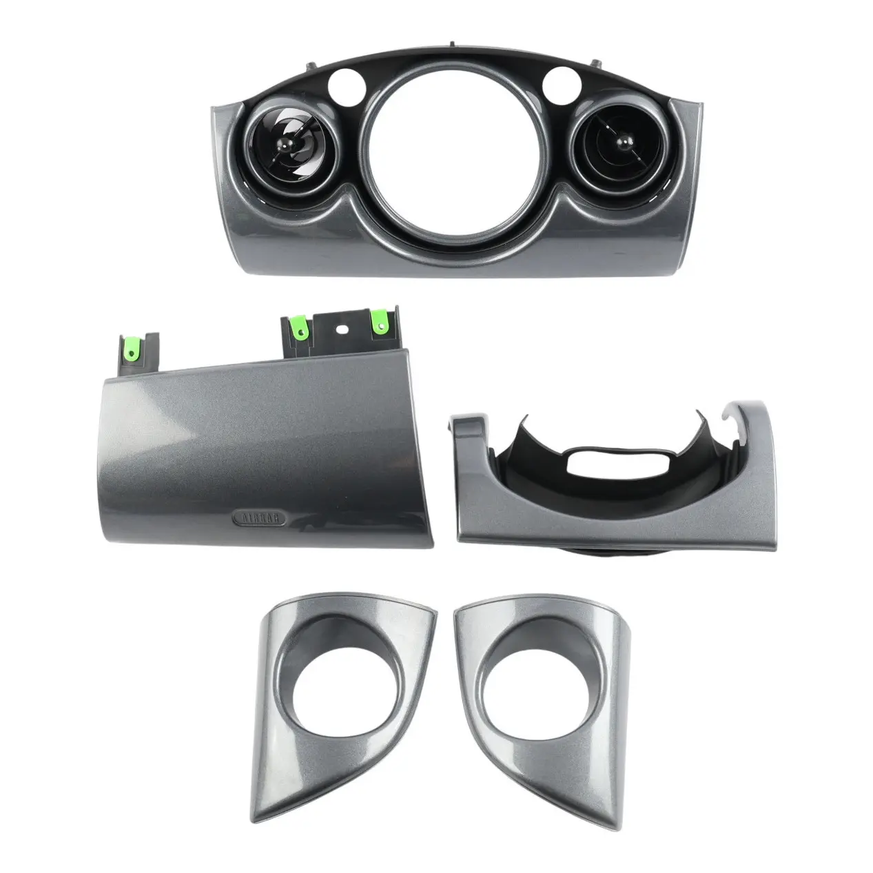 Mini Cooper R50 R53 Set Dashboard Dash Panel Trim Cover Anthracite 7055702