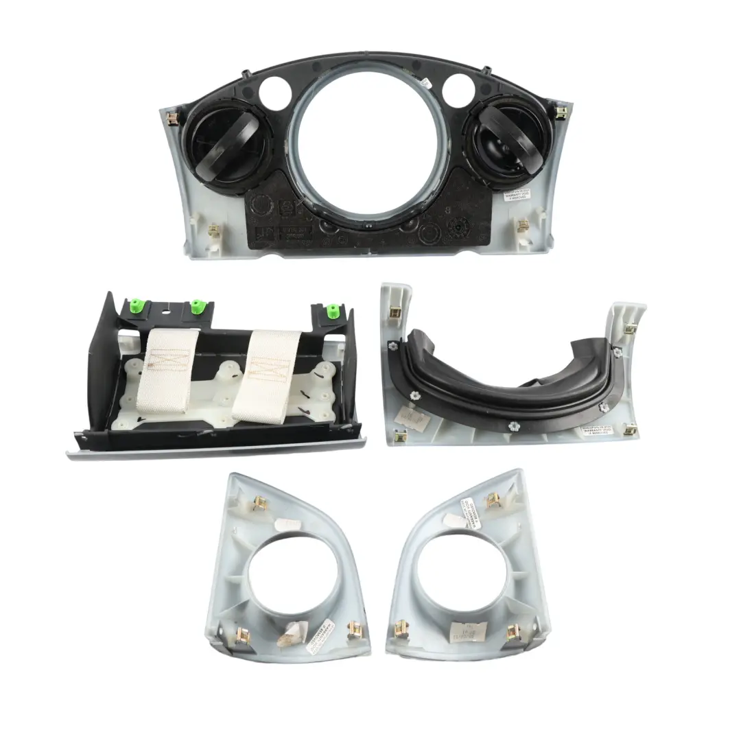 Set Dashboard Dash Panel Trim Cover Anthracite to Mini Cooper R50 R53 with Part number 7055702 Mini Cooper R50 R53 Set Dashboard Dash Panel Trim Cover Anthracite - SKU rhd-7055702 - Part number 7055702