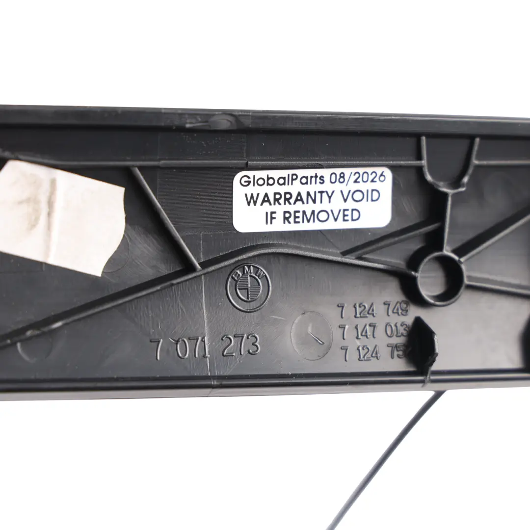 BMW E87 Dashboard I-panel Centre Trim Strip Moulding Black 7071273 - SKU RHD-7124749-SCH - Part number 7124749