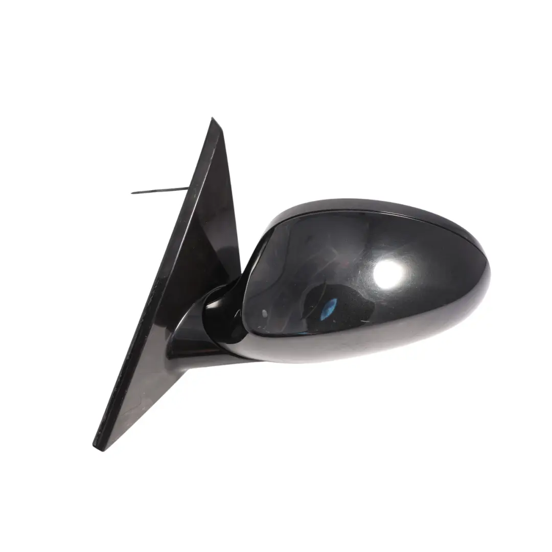 BMW E81 E82 M Sport Wing Mirror Without Glass Left N/S Black Sapphire - 475 - SKU RHD-7185337-BS - Part number 7185337
