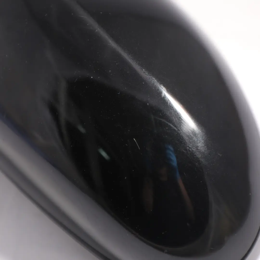BMW E81 E82 M Sport Wing Mirror Without Glass Left N/S Black Sapphire - 475 - SKU RHD-7185337-BS - Part number 7185337