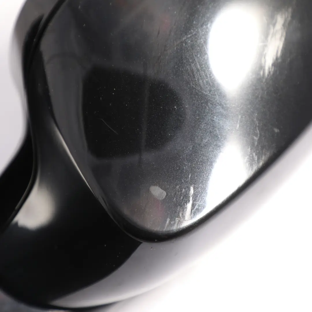BMW E81 E82 M Sport Wing Mirror Without Glass Left N/S Black Sapphire - 475 - SKU RHD-7185337-BS - Part number 7185337