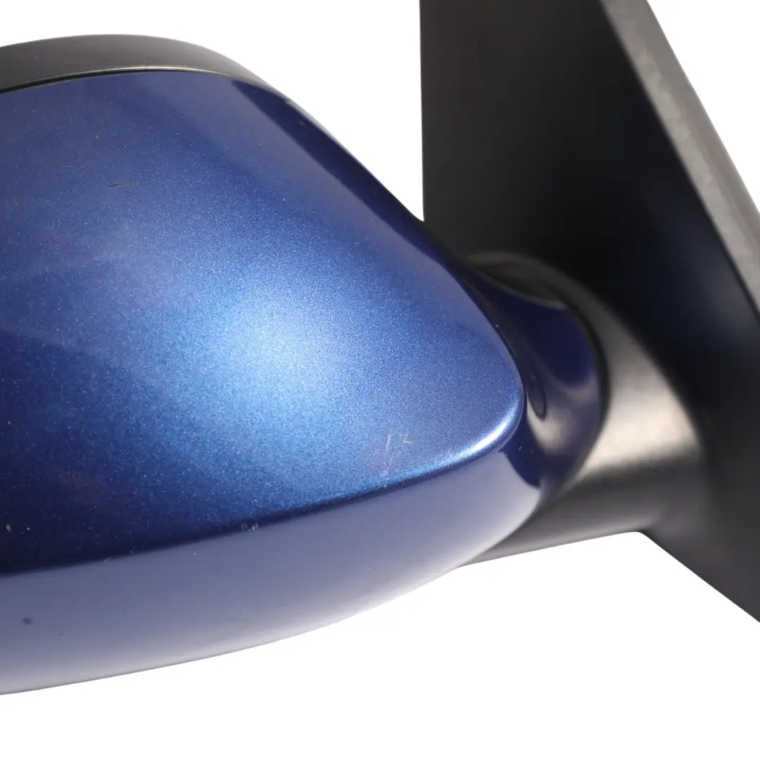 BMW 1 Series E81 E82 E88 Heated Right Wing Mirror O/S Montegoblau Montego Blue - SKU RHD-7185356-MTB - Part number 7185356