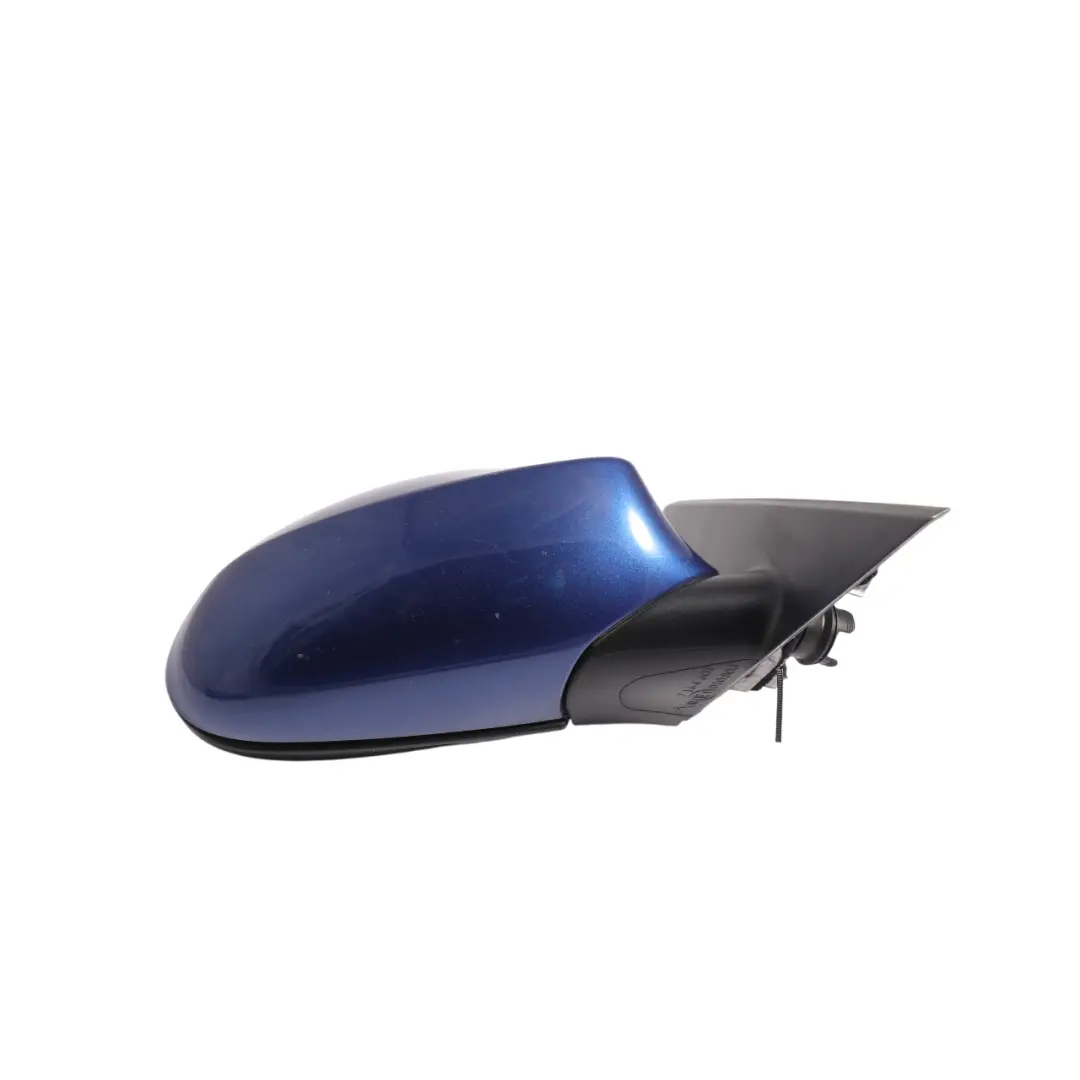 BMW 1 Series E81 E82 E88 Heated Right Wing Mirror O/S Montegoblau Montego Blue - SKU RHD-7185356-MTB - Part number 7185356