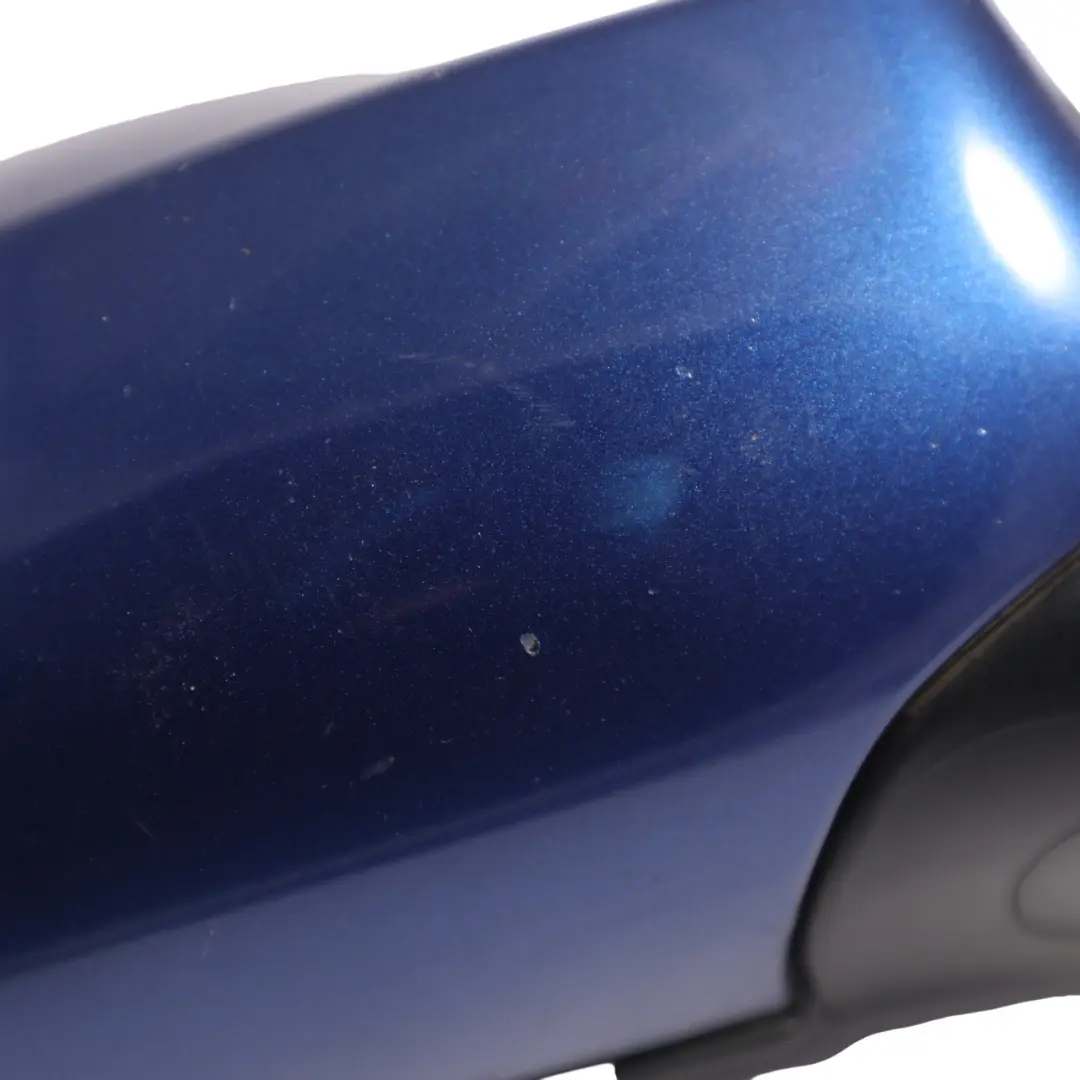 BMW 1 Series E81 E82 E88 Heated Right Wing Mirror O/S Montegoblau Montego Blue - SKU RHD-7185356-MTB - Part number 7185356