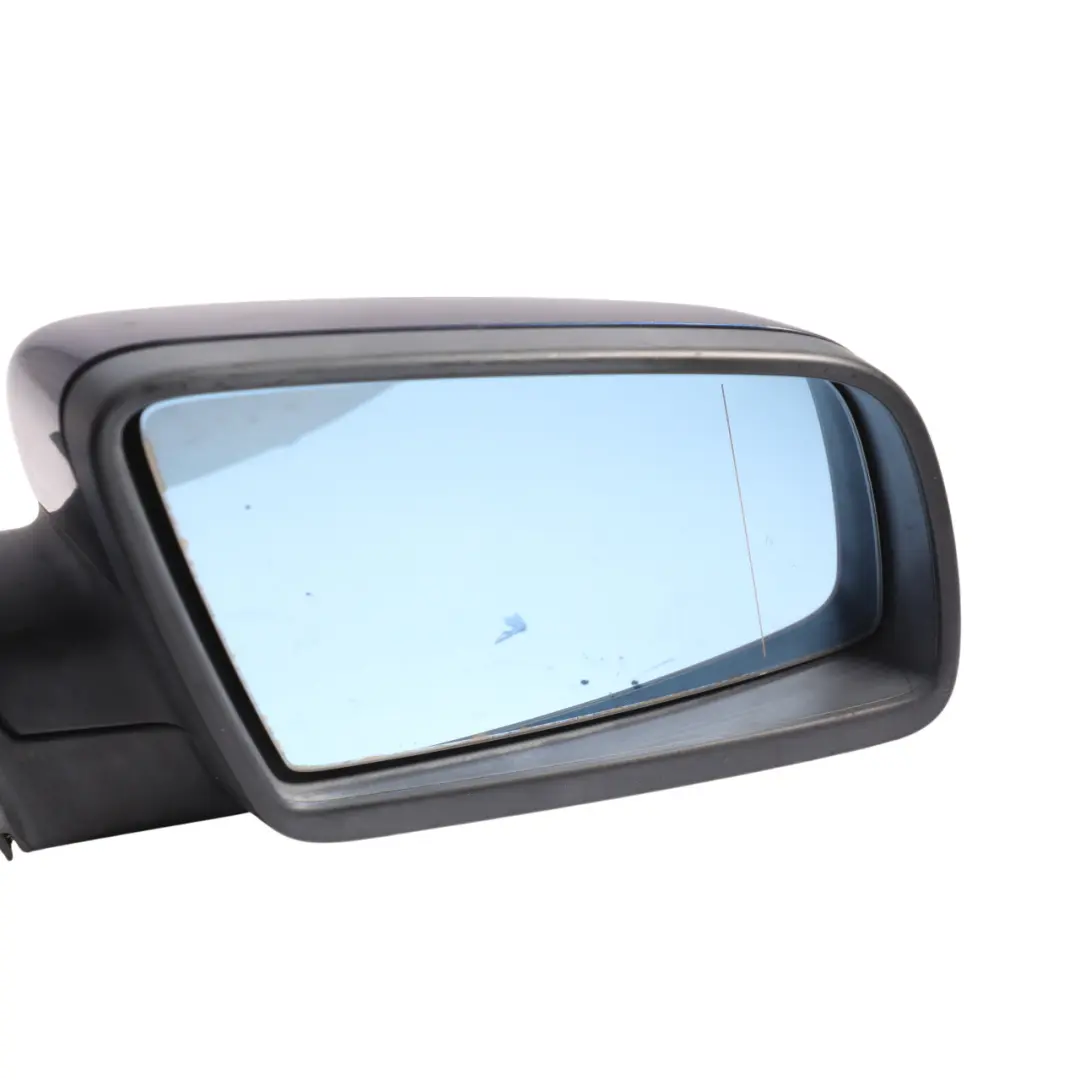 BMW E60 E61 LCI Heated Right Wing Mirror O/S Tiefseeblau Blue A76 - SKU RHD-7189572-DSB1 - Part number 7189572