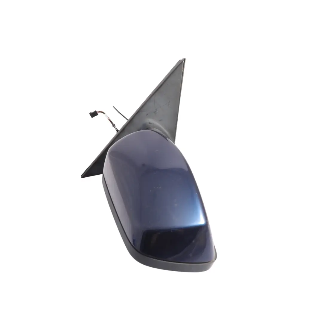 BMW E60 E61 LCI Heated Right Wing Mirror O/S Tiefseeblau Blue A76 - SKU RHD-7189572-DSB1 - Part number 7189572