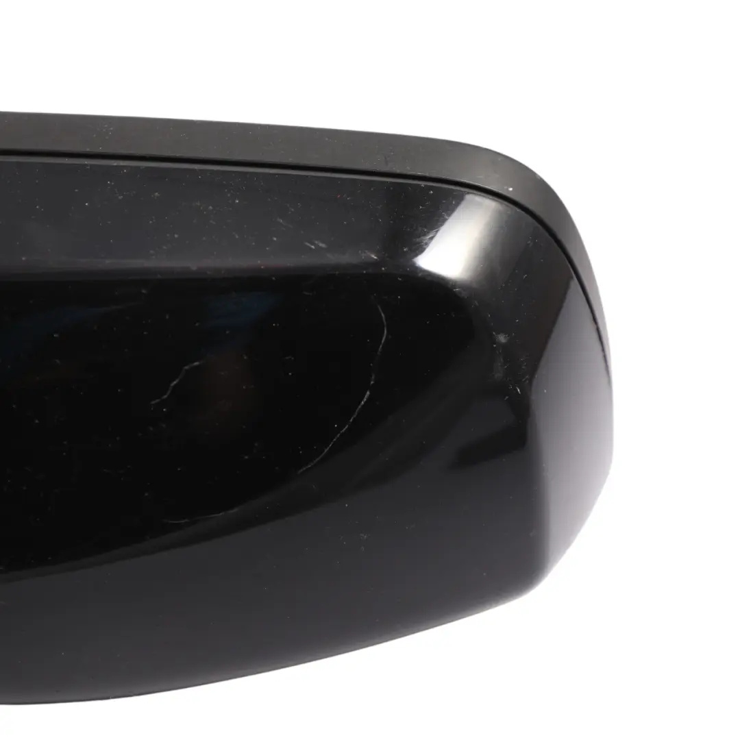  Wing Mirror BMW E60 E61 LCI Heated Left Door Passenger N/S Schwarz 2 Black - SKU RHD-7189573-SCH - Part number 7189573