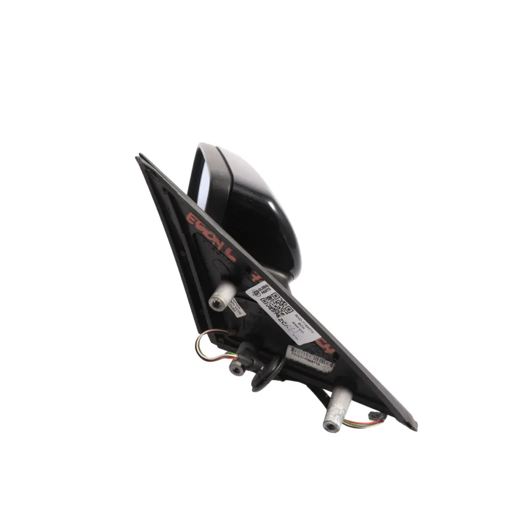  Wing Mirror BMW E60 E61 LCI Heated Left Door Passenger N/S Schwarz 2 Black - SKU RHD-7189573-SCH - Part number 7189573