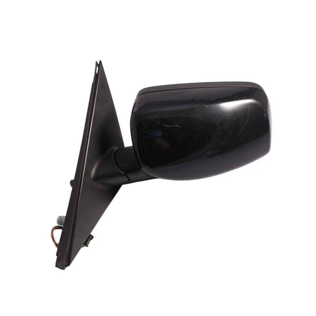 Wing Mirror BMW E60 E61 LCI Heated Left Door Passenger N/S Schwarz 2 Black - SKU RHD-7189573-SCH - Part number 7189573