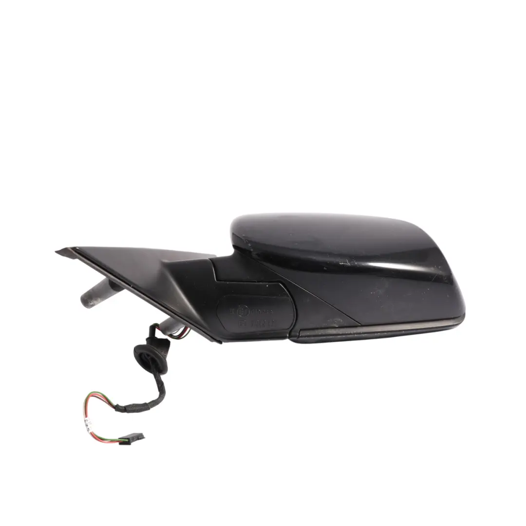  Wing Mirror BMW E60 E61 LCI Heated Left Door Passenger N/S Schwarz 2 Black - SKU RHD-7189573-SCH - Part number 7189573