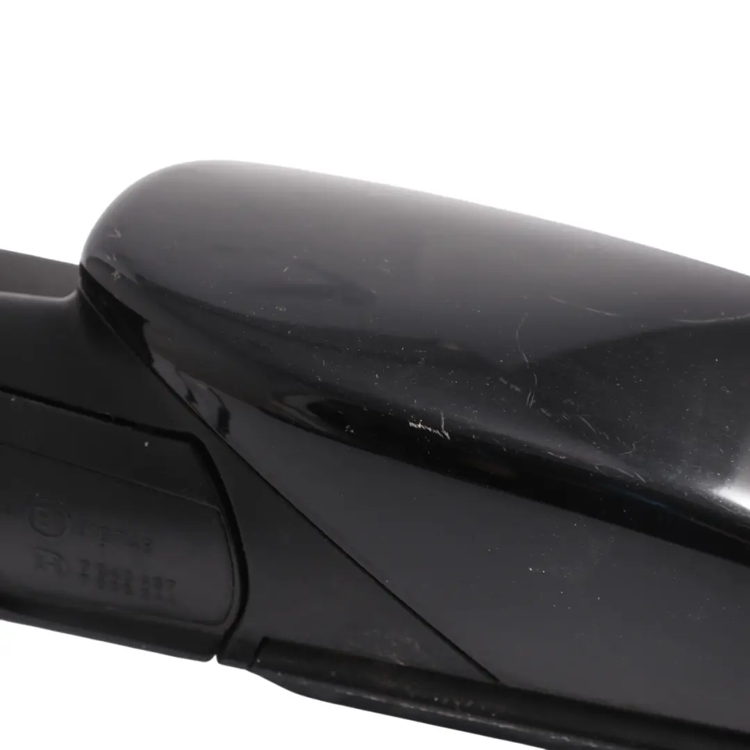  Wing Mirror BMW E60 E61 LCI Heated Left Door Passenger N/S Schwarz 2 Black - SKU RHD-7189573-SCH - Part number 7189573