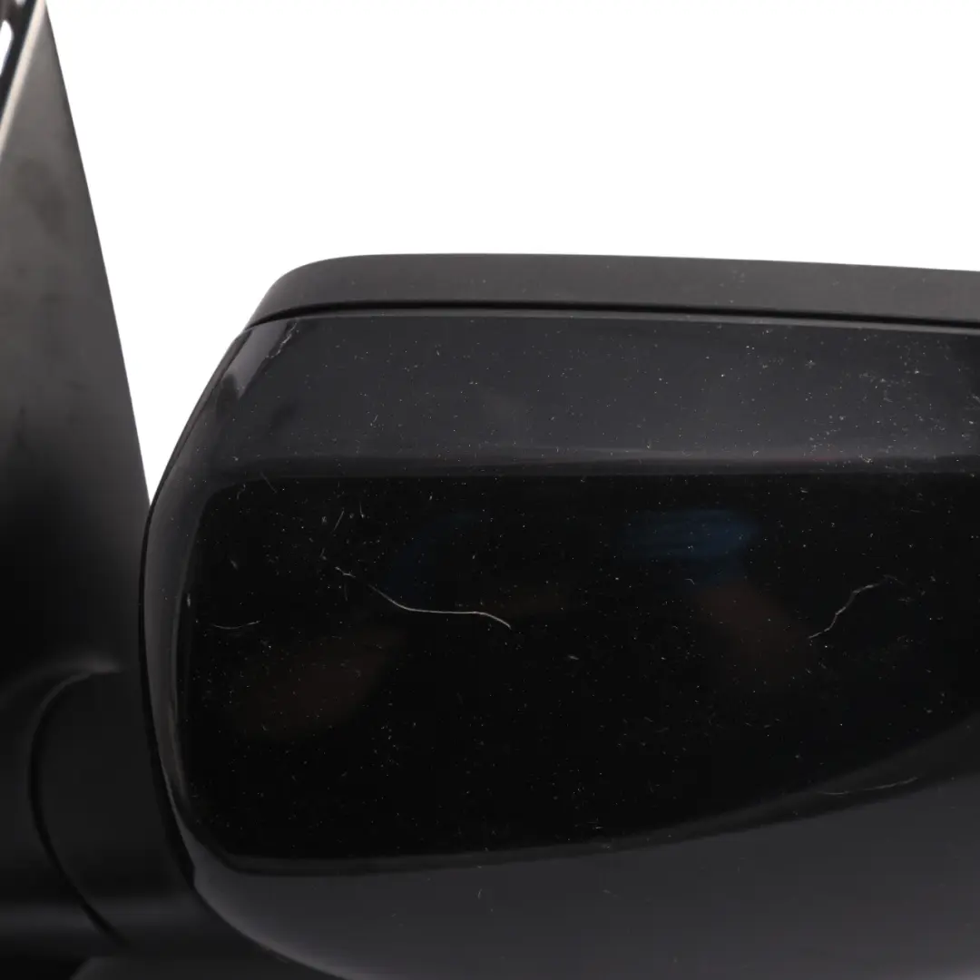  Wing Mirror BMW E60 E61 LCI Heated Left Door Passenger N/S Schwarz 2 Black - SKU RHD-7189573-SCH - Part number 7189573