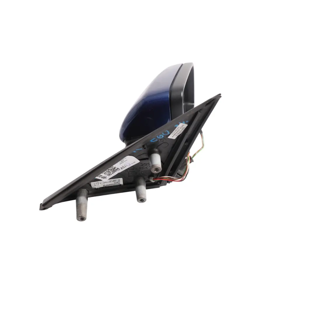 Wing Mirror Door Right O/S Outside Le Mans Blue Metallic - 381 to BMW E60 E61 LCI with Part number 7189574 BMW E60 E61 LCI Wing Mirror Door Right O/S Outside Le Mans Blue Metallic - 381 - SKU RHD-7189574-LMB - Part number 7189574
