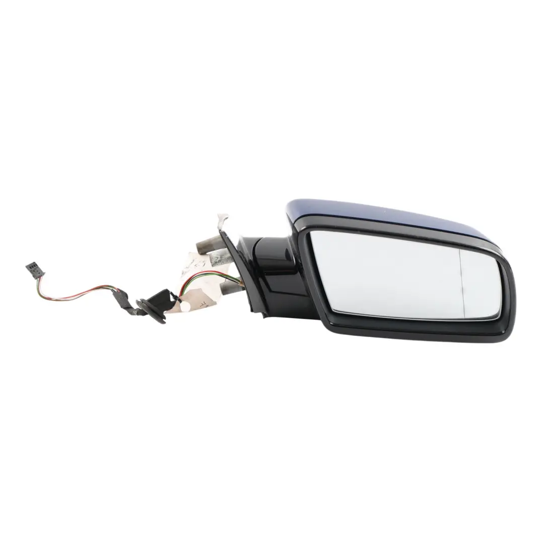 BMW E60 E61 LCI Wing Mirror M Sport Right O/S Le Mans Blau - 381 - SKU RHD-7189634-LMB - Part number 7189634
