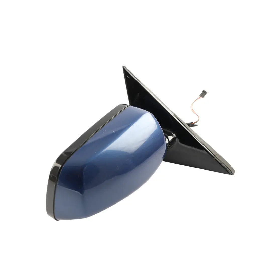BMW E60 E61 LCI Wing Mirror M Sport Right O/S Le Mans Blau - 381 - SKU RHD-7189634-LMB - Part number 7189634