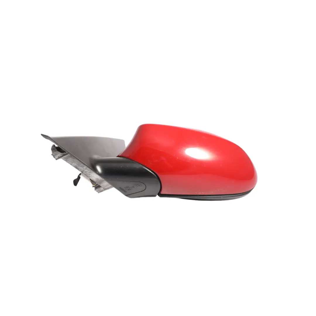 BMW E87 Heated Left Wing Mirror N/S 5 Pins Karmesinrot Crimson Red A61 - SKU RHD-7189851-KAR - Part number 7189851