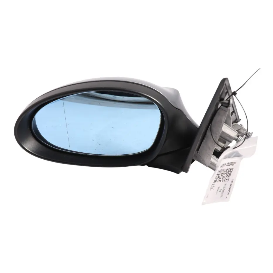 BMW E87 Heated Left Wing Mirror N/S Quarzblau Quartz Blue Metallic A18