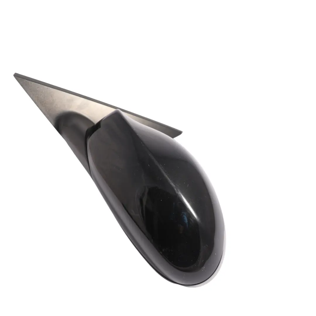 BMW E87 Passenger Side Heated Left Wing Mirror N/S Schwarz 2 Black 668 - SKU RHD-7189851-SCH - Part number 7189851