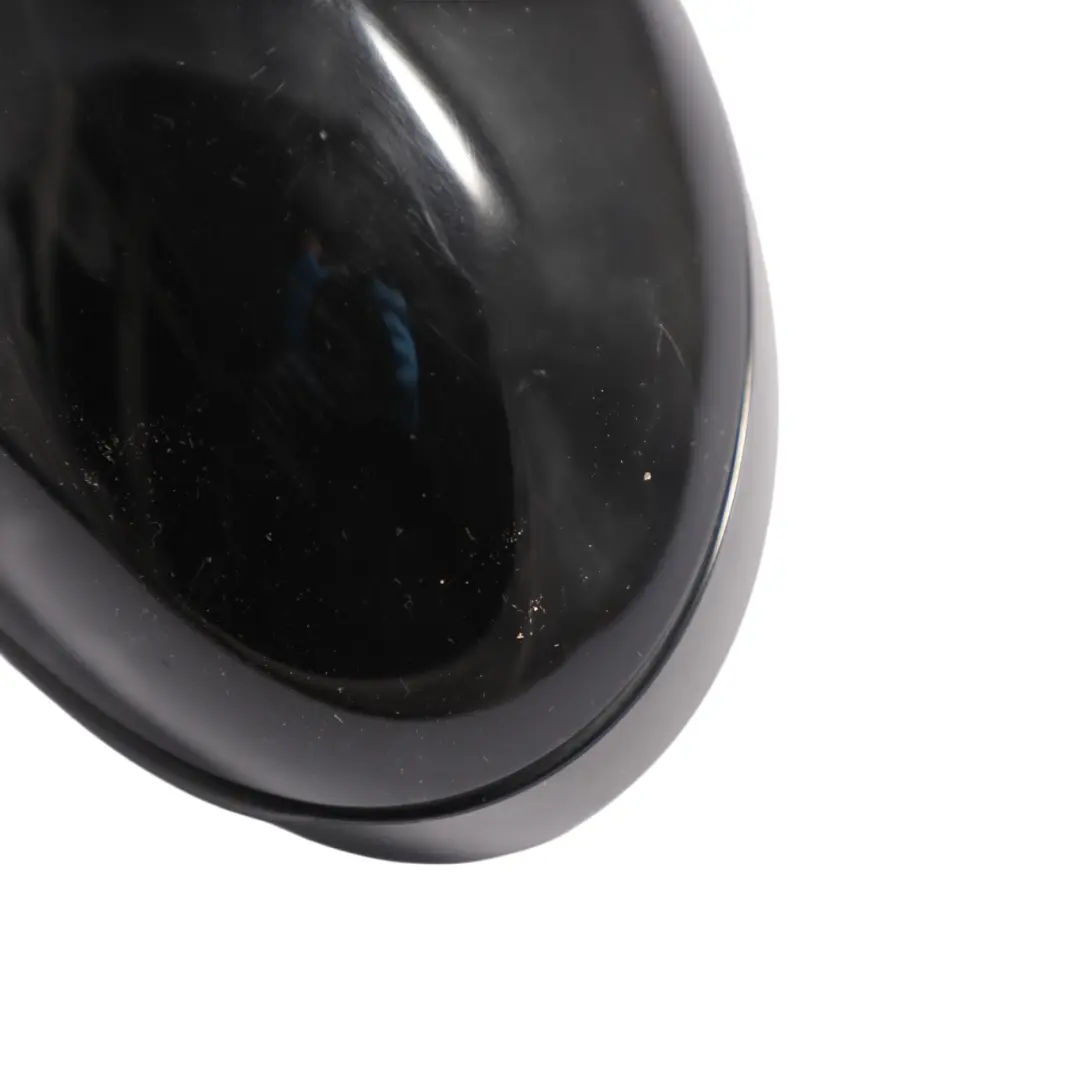 BMW E87 Passenger Side Heated Left Wing Mirror N/S Schwarz 2 Black 668 - SKU RHD-7189851-SCH - Part number 7189851