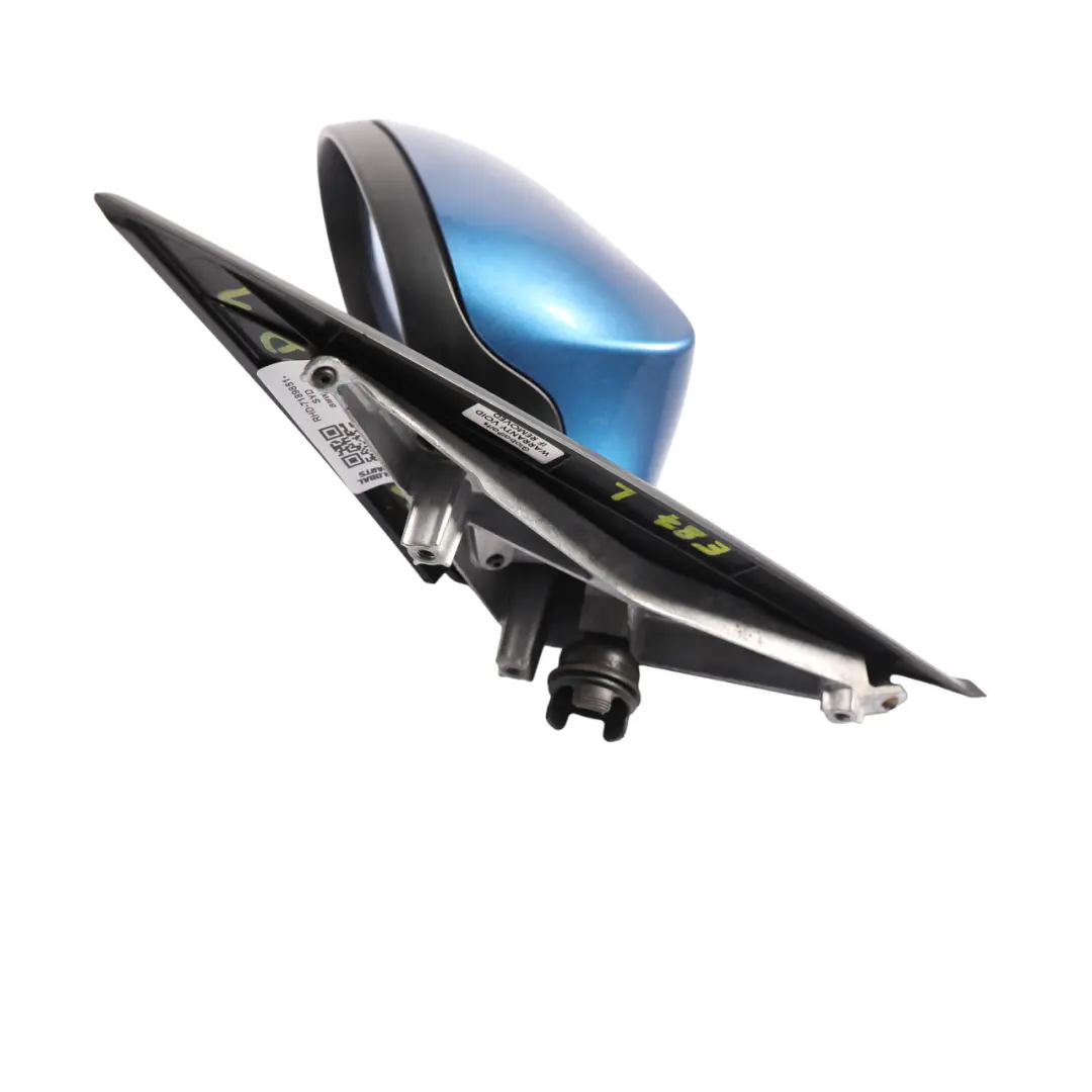 BMW E87 Heated Left Wing Mirror N/S Sydneyblau Sydney Blau Blue A19 - SKU RHD-7189851-SYD - Part number 7189851