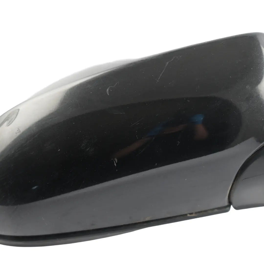 BMW 1 Series 1 E87 LCI Heated Right Wing Mirror O/S Black Sapphire Metallic 475 - SKU RHD-7189852-BS1 - Part number 7189852