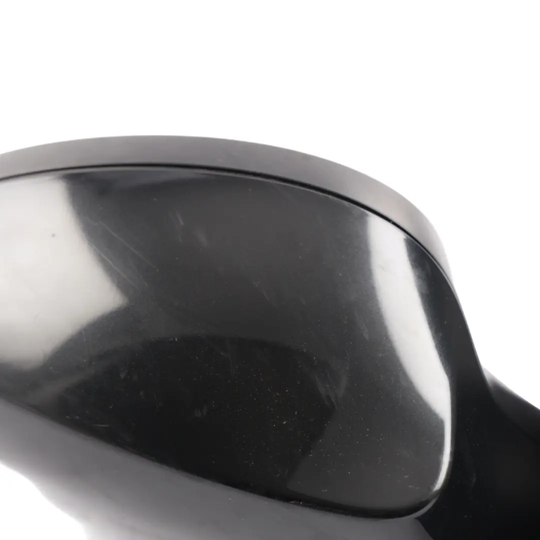 BMW 1 Series 1 E87 LCI Heated Right Wing Mirror O/S Black Sapphire Metallic 475 - SKU RHD-7189852-BS1 - Part number 7189852