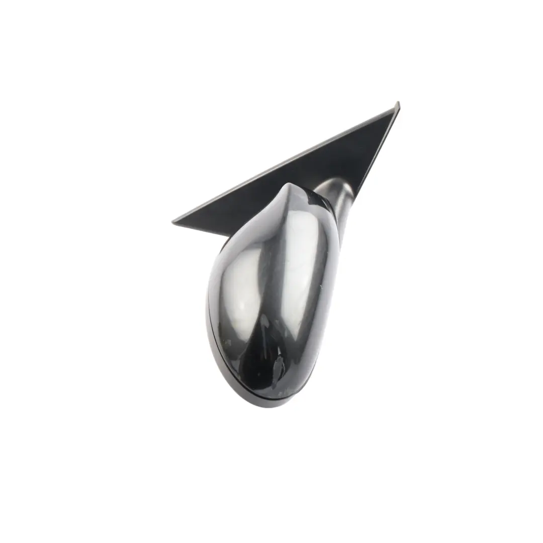 BMW 1 Series 1 E87 LCI Heated Right Wing Mirror O/S Black Sapphire Metallic 475 - SKU RHD-7189852-BS1 - Part number 7189852