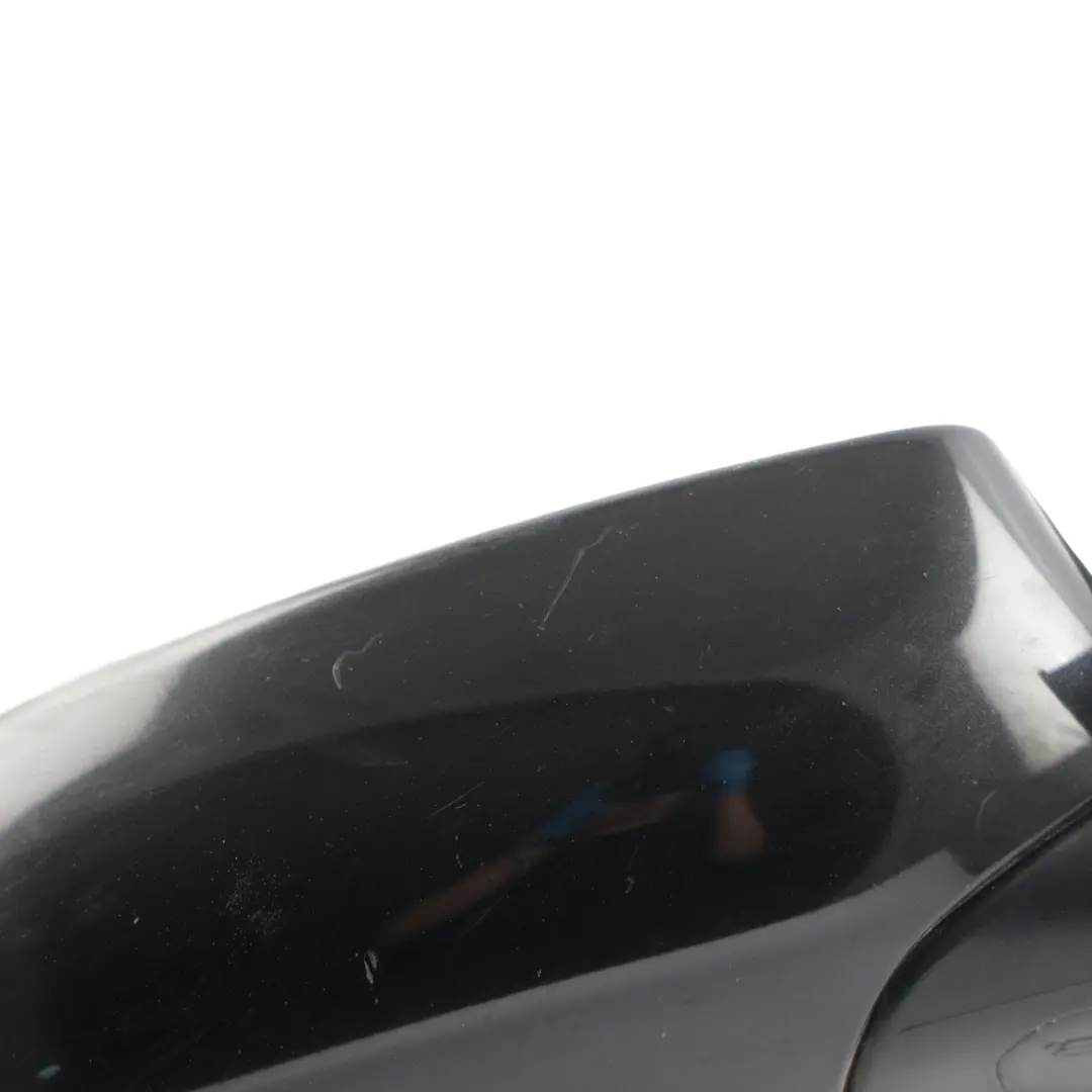 BMW 1 Series 1 E87 LCI Heated Right Wing Mirror O/S Black Sapphire Metallic 475 - SKU RHD-7189852-BS1 - Part number 7189852