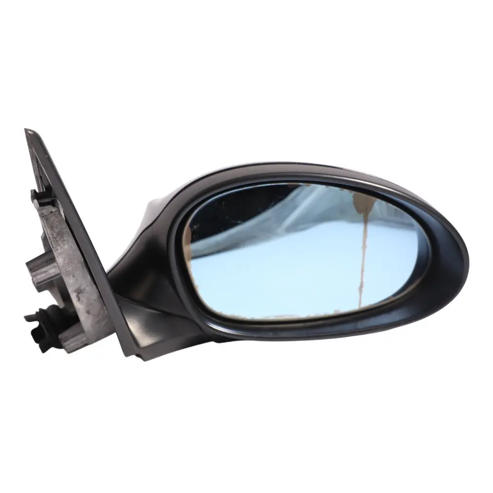 Wing Mirror BMW E87 Driver's Side Heated Right Door O/S Schwarz 2 Black 668