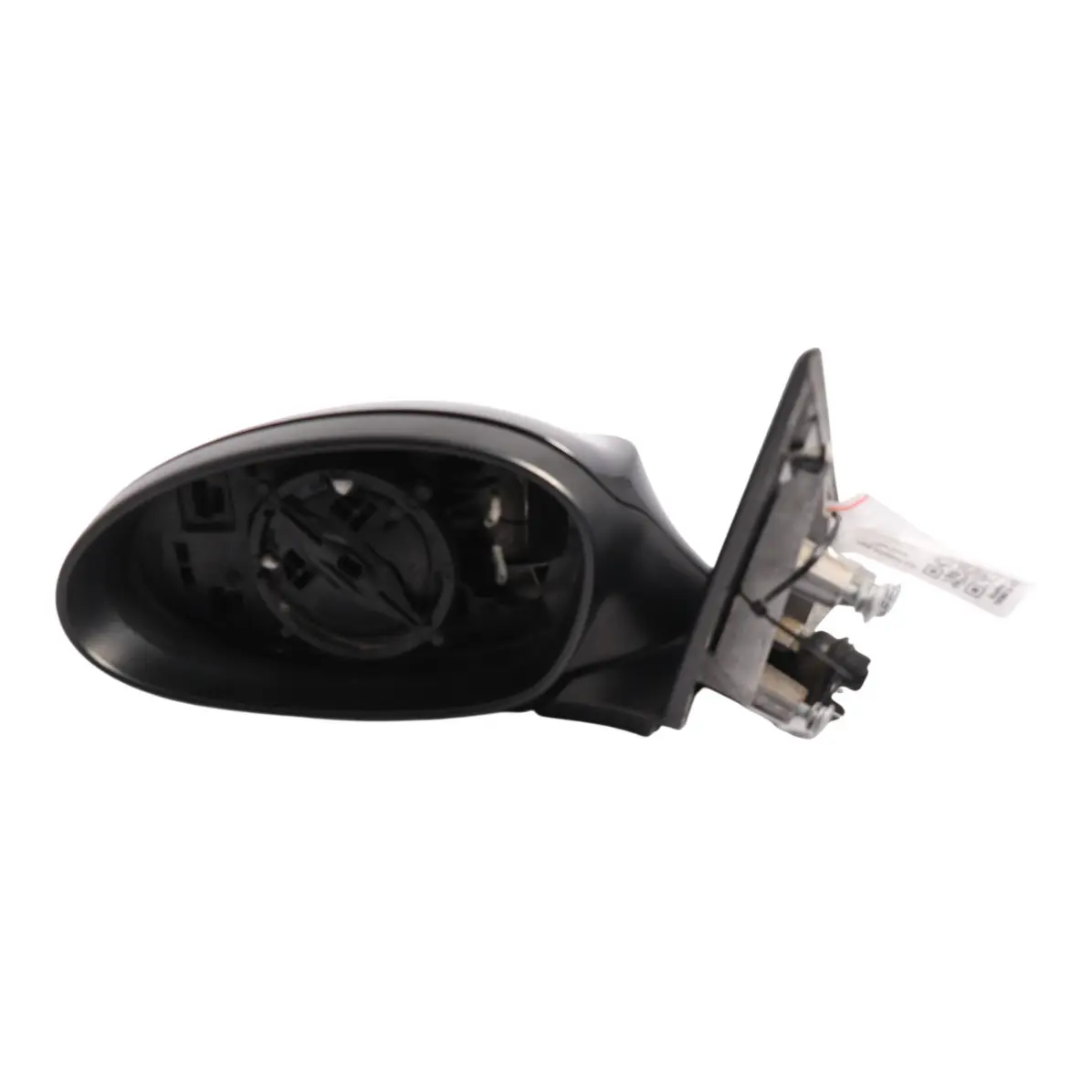 BMW E87 Power Fold Left Wing Mirror W/O Glass N/S Heated Black Sapphire 475