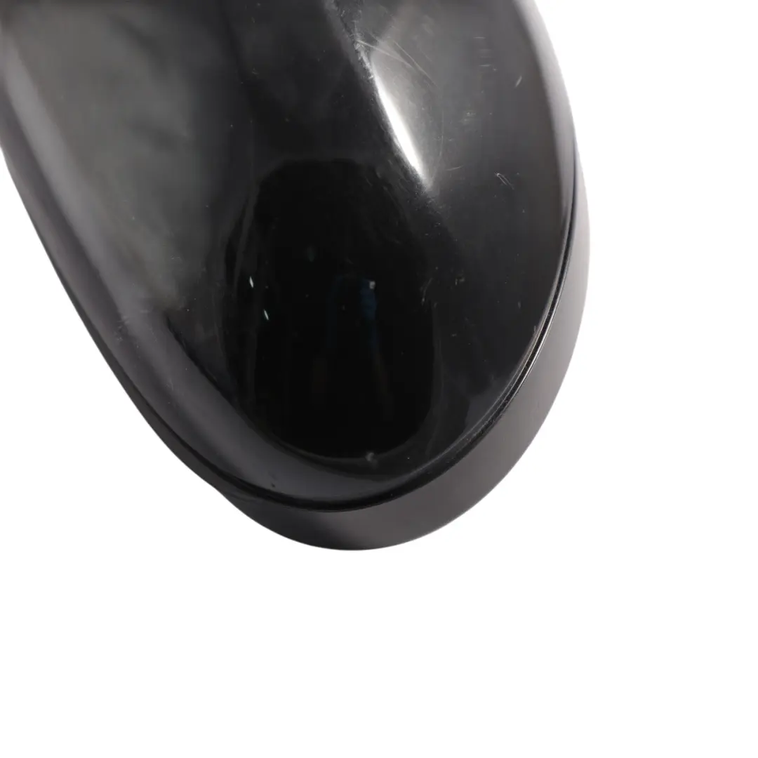 BMW E87 Power Fold Left Wing Mirror W/O Glass N/S Heated Black Sapphire 475 - SKU RHD-7189869-BS1 - Part number 7189869