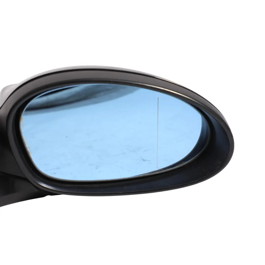 BMW E87 Heated Right Wing Mirror O/S High Gloss Black Sapphire 475 - SKU RHD-7189896-BS - Part number 7189896