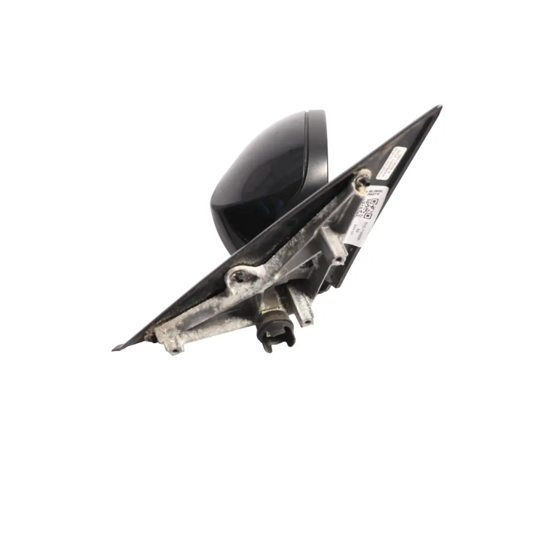 BMW E87 Heated Right Wing Mirror O/S High Gloss Black Sapphire 475 - SKU RHD-7189896-BS - Part number 7189896