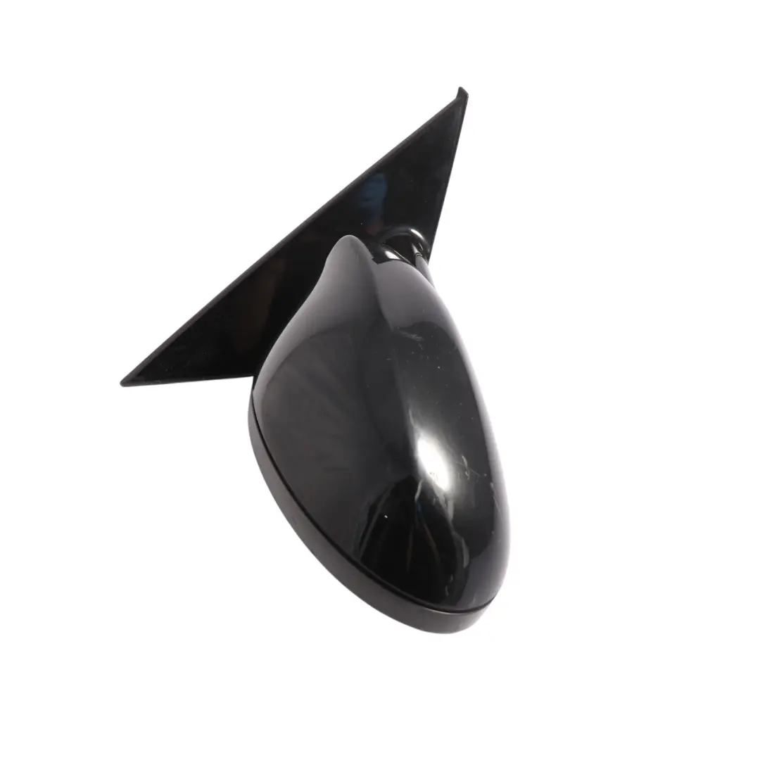 BMW E87 Heated Right Wing Mirror O/S High Gloss Black Sapphire 475 - SKU RHD-7189896-BS - Part number 7189896