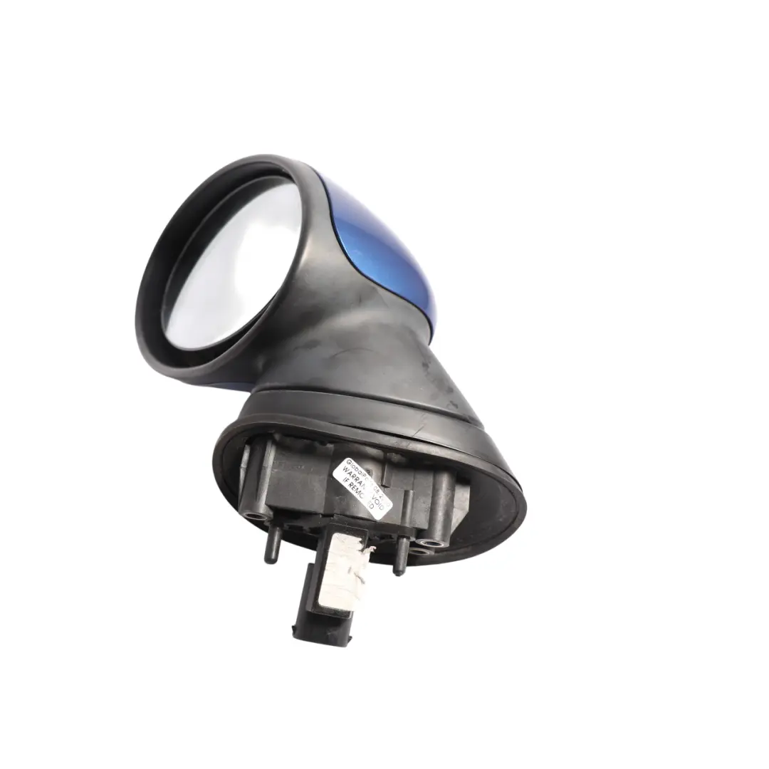  Wing Mirror Mini Cooper R50 R52 R53 Left Door N/S Lightning Blue Metallic A63 - SKU RHD-7192471-LB - Part number 7192471