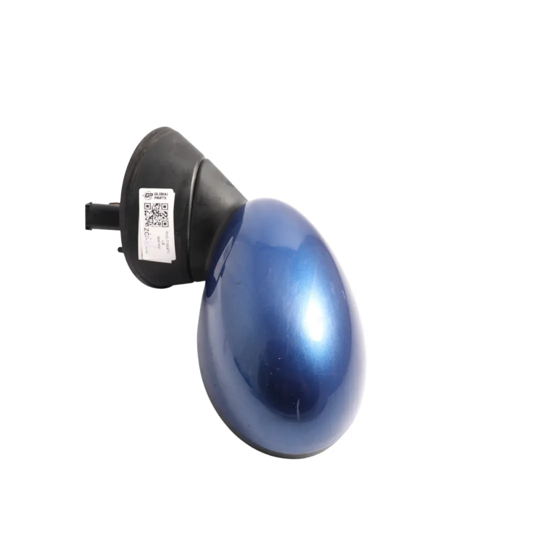 Wing Mirror Mini Cooper R50 R52 R53 Left Door N/S Lightning Blue Metallic A63 to with Part number 7192471 Wing Mirror Mini Cooper R50 R52 R53 Left Door N/S Lightning Blue Metallic A63 - SKU RHD-7192471-LB - Part number 7192471