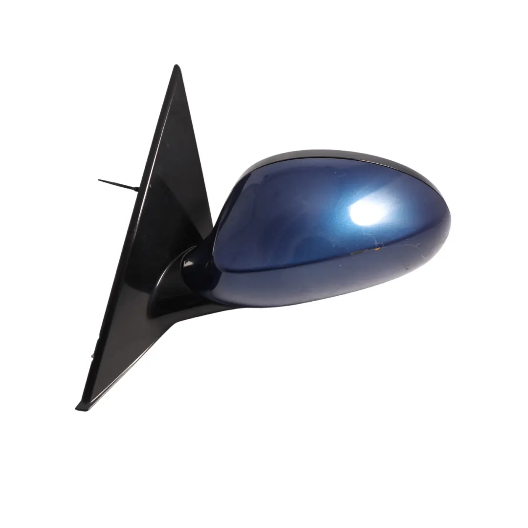 BMW E87 M Sport High Gloss Heated Left Wing Mirror N/S Le Mans Blau Blue 381 - SKU RHD-7234223-LMB1 - Part number 7234223