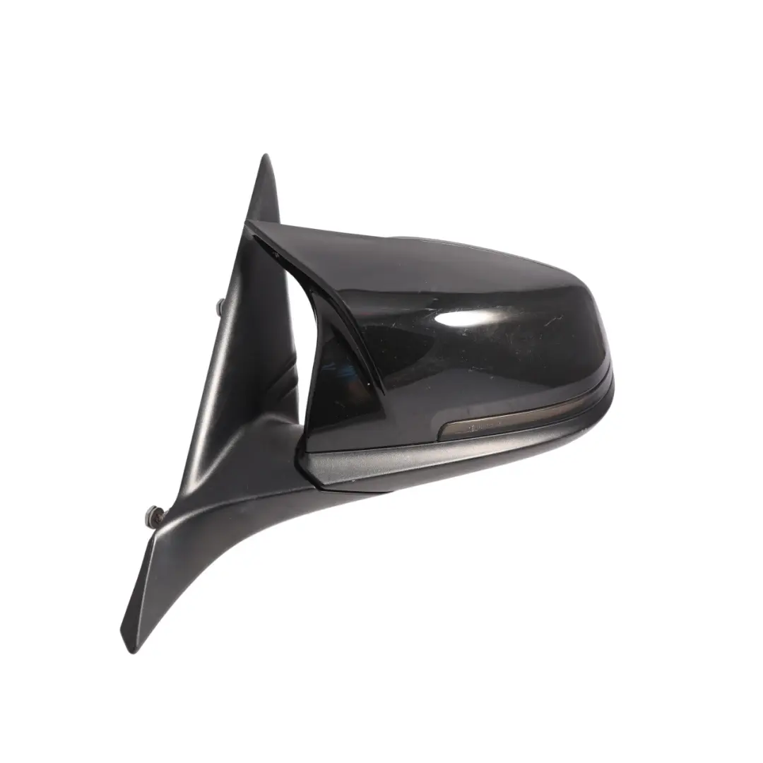 BMW F20 Wing Mirror Heated Door Left N/S Outside Black 6 Pins M2 Look - SKU RHD-7242703-BLK1 - Part number 7242703