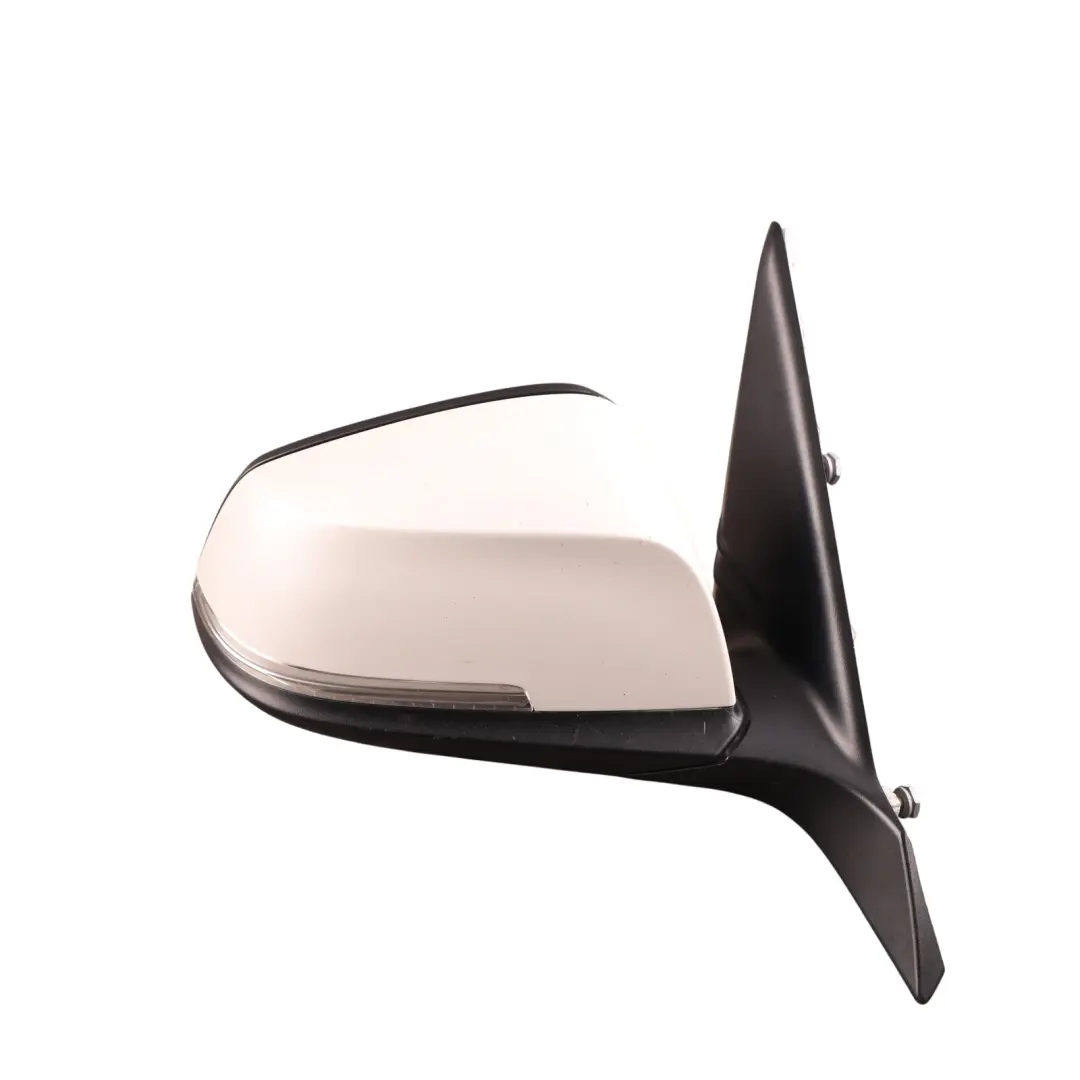 BMW F20 Wing Mirror Heated Right O/S Outside 6 Pins Mineral White Metallic A96 - SKU RHD-7242704-MW1 - Part number 7242704