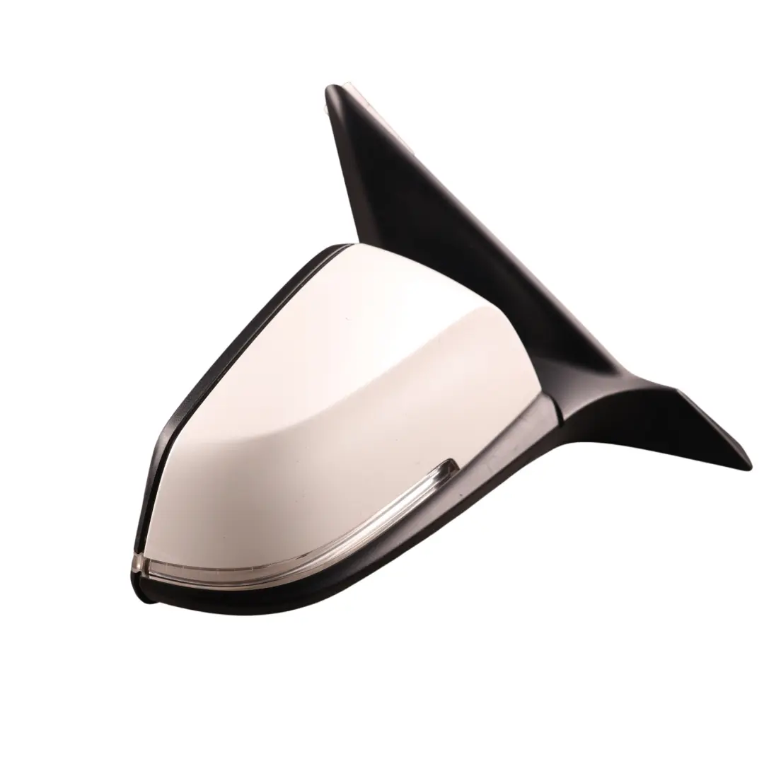 BMW F20 Wing Mirror Heated Right O/S Outside 6 Pins Mineral White Metallic A96 - SKU RHD-7242704-MW1 - Part number 7242704
