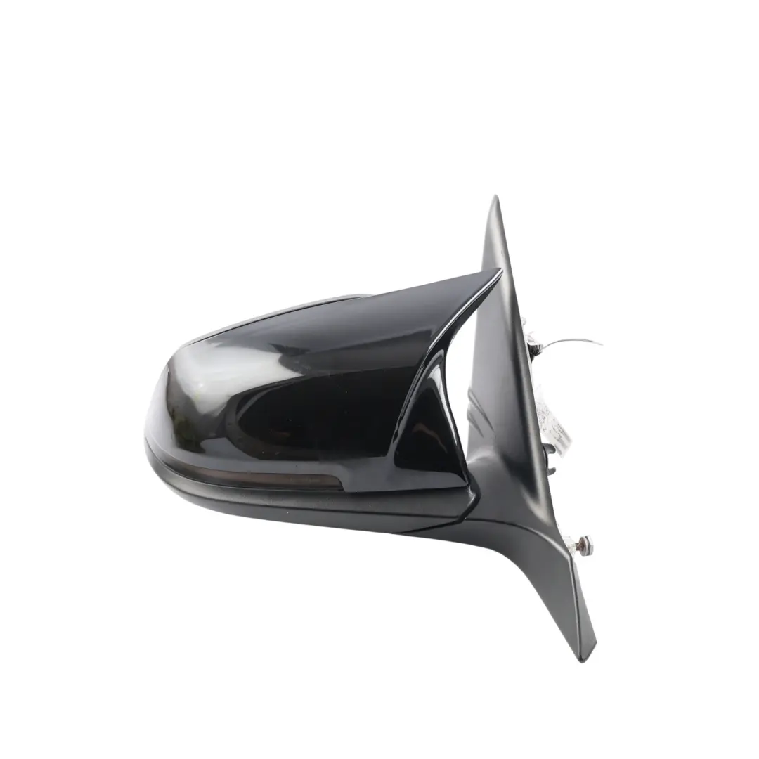 BMW F20 LCI Door Wing Mirror Heated Right O/S Schwarz 2 Black 668 - SKU RHD-7242704-SCH3 - Part number 7242704
