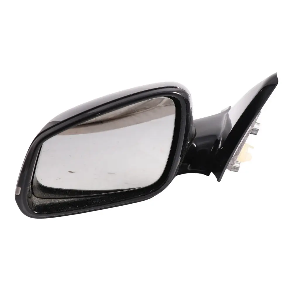 BMW F20 Wing Mirror Door Left Heated N/S High Gloss Black Sapphire Metallic 475
